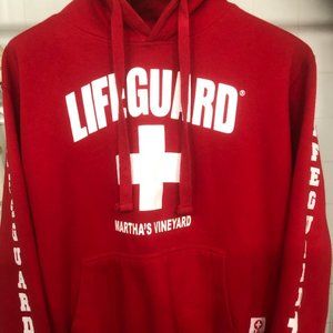 RARE LADIES LIFEGUARD BRAND MARTHA'S VINEYARD EDITION ICONIC HOODIE SIZE M